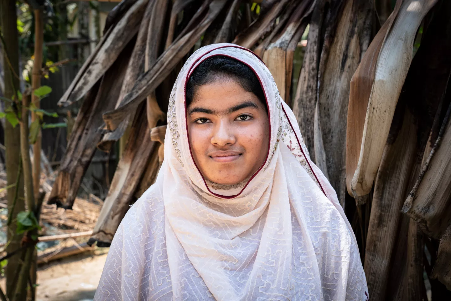 Tahmina takes a stand against child marriage. Bangladesh