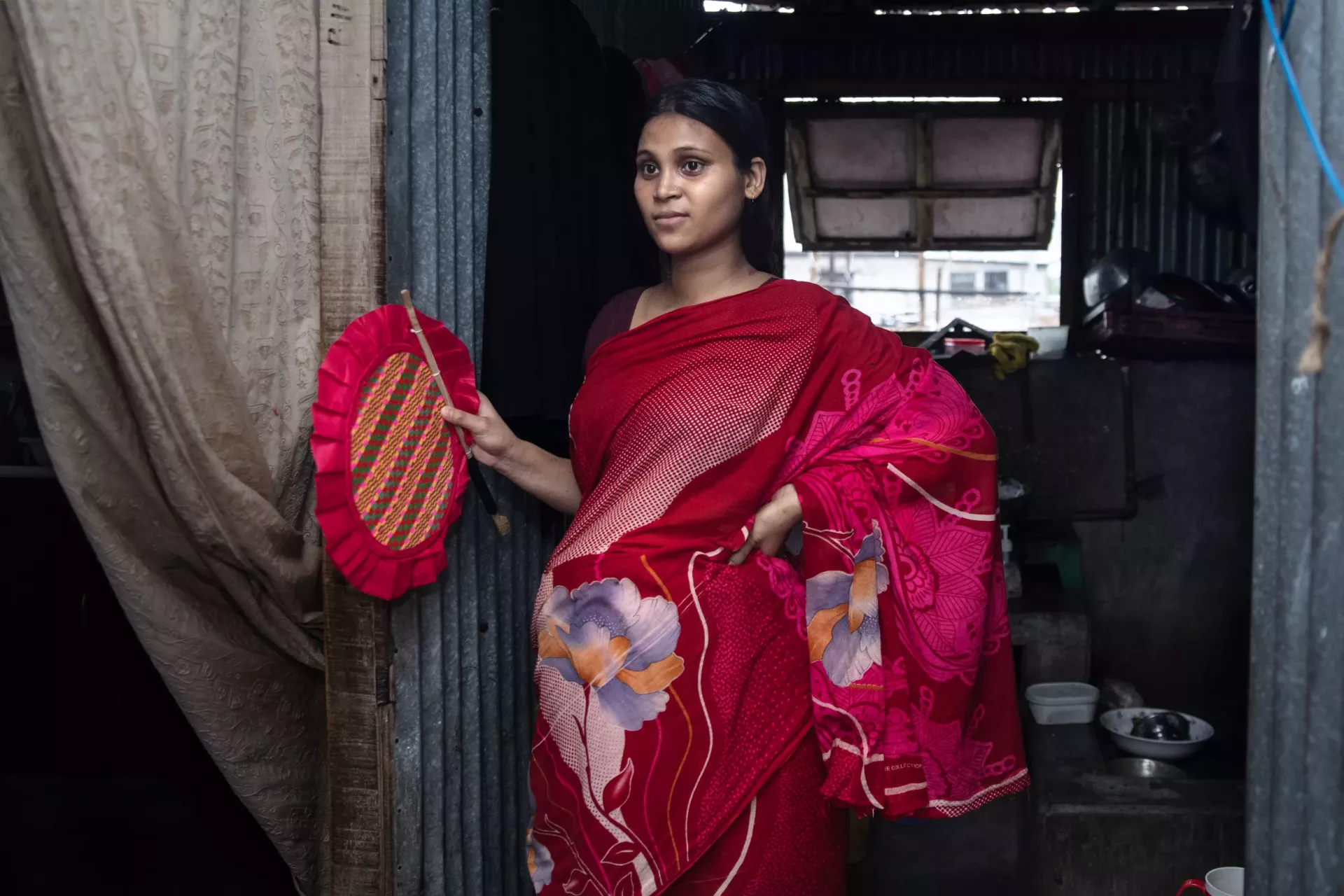 23-year-old Shilpi lives with her husband, daughter, and mother-in-law.
