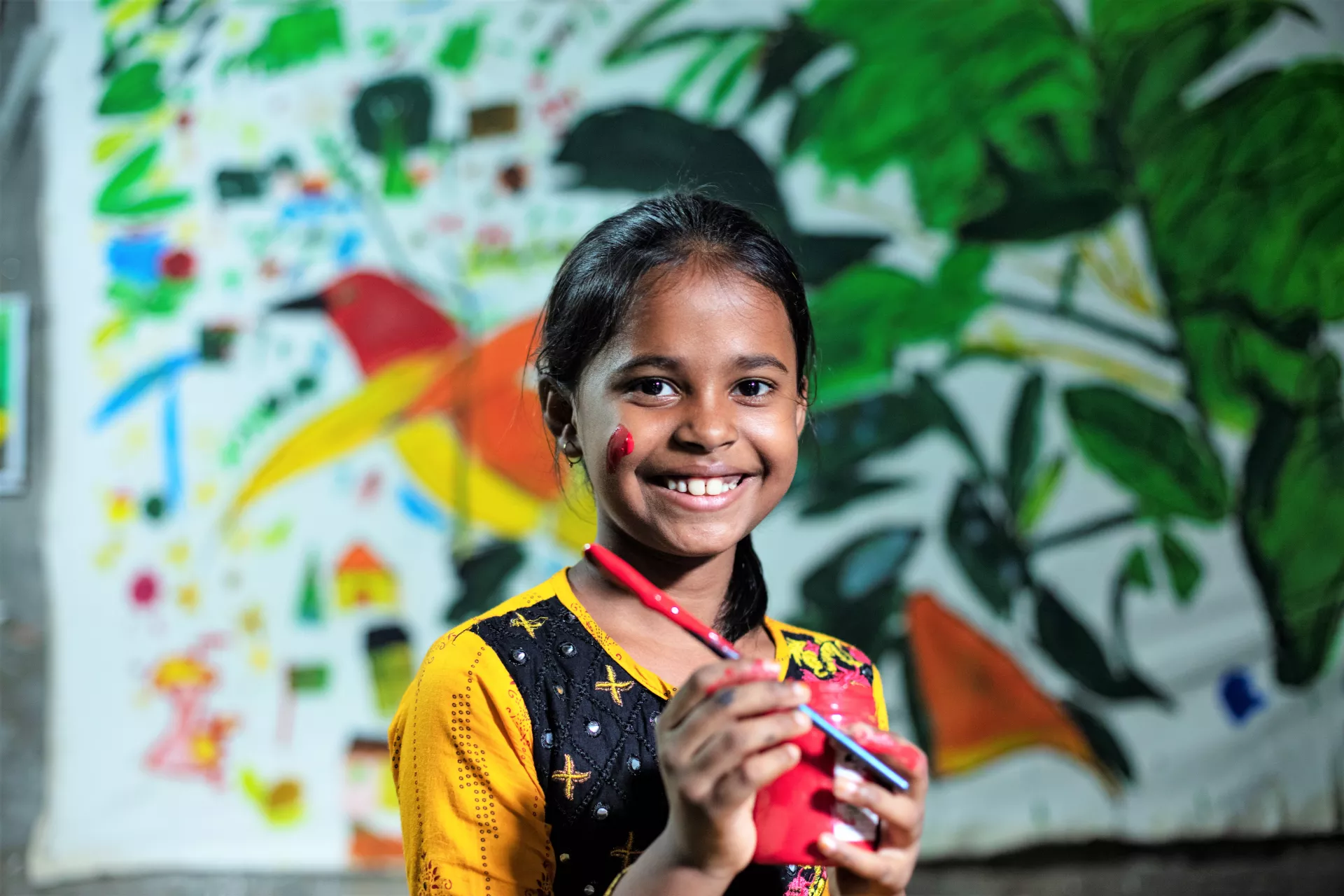 Nine-year-old Mim. Bangladesh