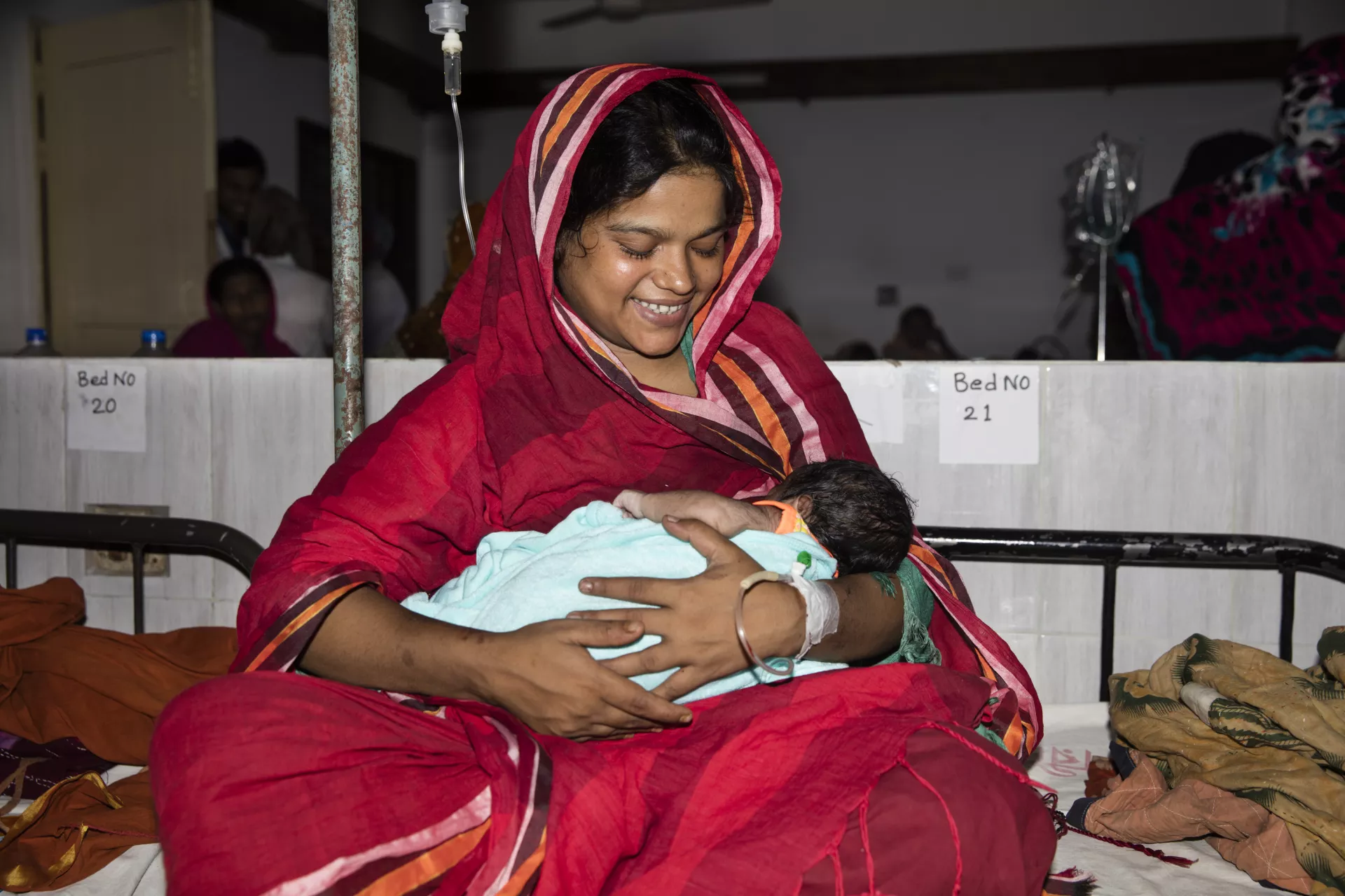 A breastfeeding mother. Bangladesh