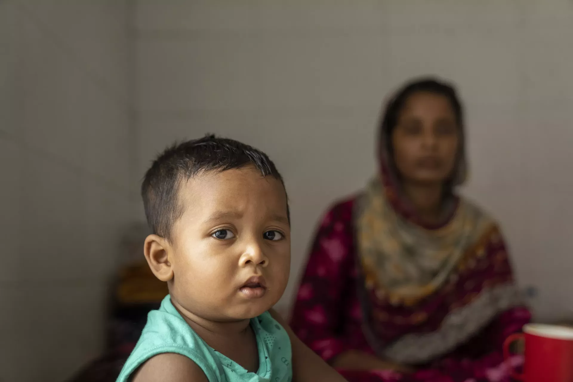 2-year-old Lyaman was brought to the Shaheed Ahsan Ullah Master General Hospital because he had high fever. He tested dengue-positive upon admission to the children's ward. 
