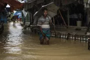 Monsoon rains flooded the Rohingya camps in Bangladesh