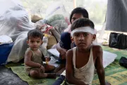 In March 2023, thousands of refugees lost their homes as a fire raged.