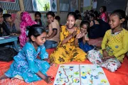 The set-up in the learning centre helps teachers to address children&rsquo;s specific needs.