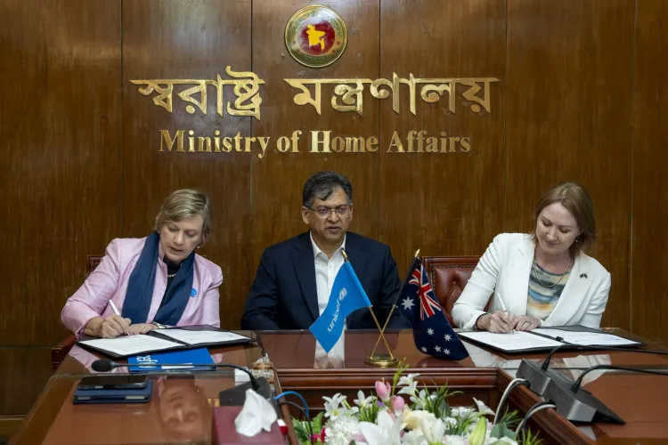 Australia strengthens UNICEF support for Rohingya children and host communities 