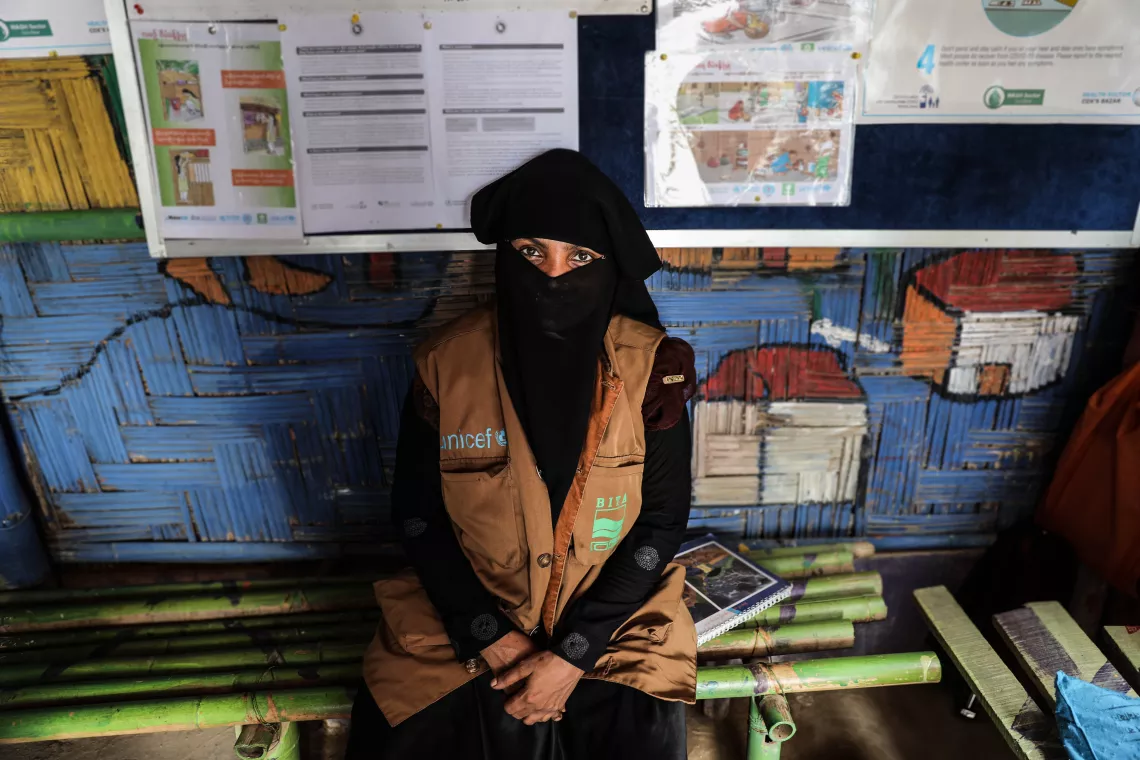 Rohingya Refugee model mother