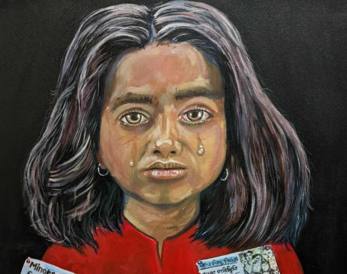&ldquo;Saving the angels&rdquo; by Nusrat Mim, 24