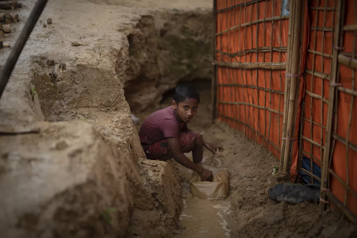 A Rohingya child, Bangladesh