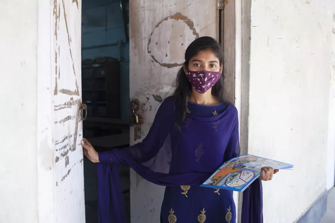 A girl posing 