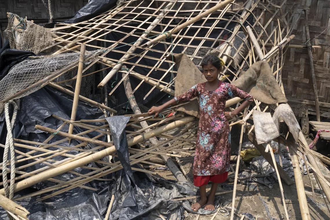 Cox&rsquo;s Bazar was spared the eye of the storm, thousands of people in the camps and host community were affected.