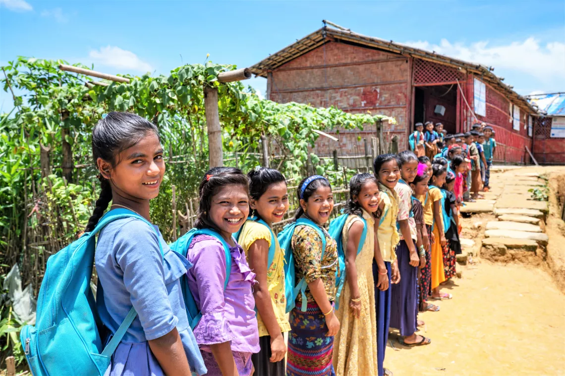 Rohingya refugee children want to learn, and having access to education gives them the best chance of one day turning their hopes for a better future into reality.