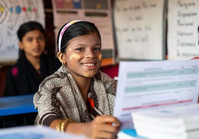 A Rohingya child, Bangladesh