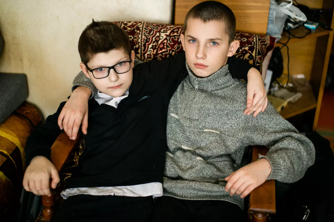 Коля и Володя Сергеенко