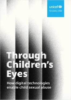 Front cover of the report Through Children's Eyes