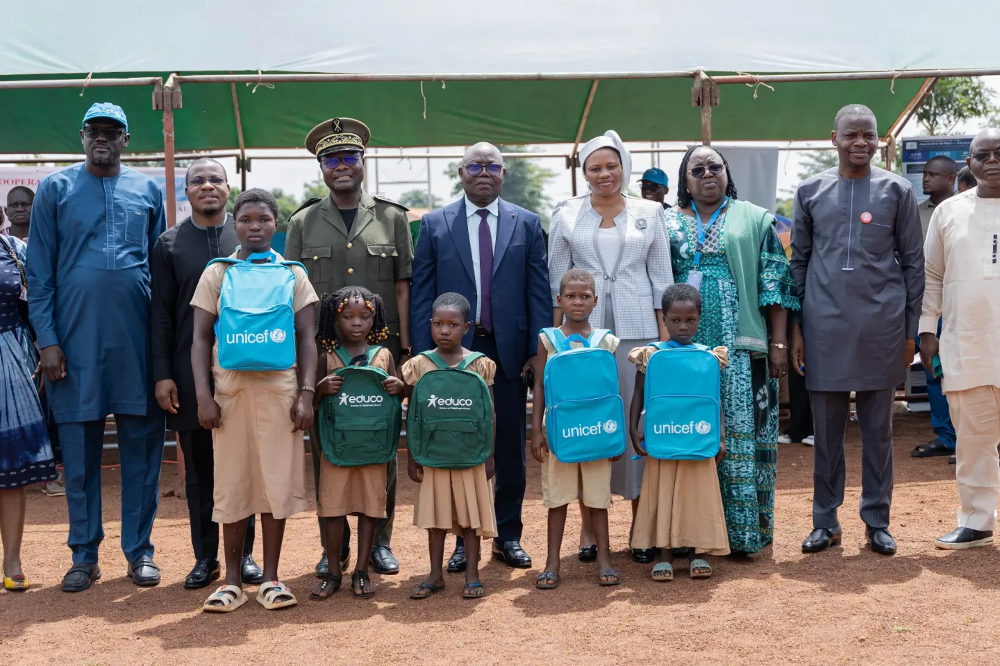 BENIN-Lancement de la campagne de distribution de kit scolaire &agrave; Toukountounan 