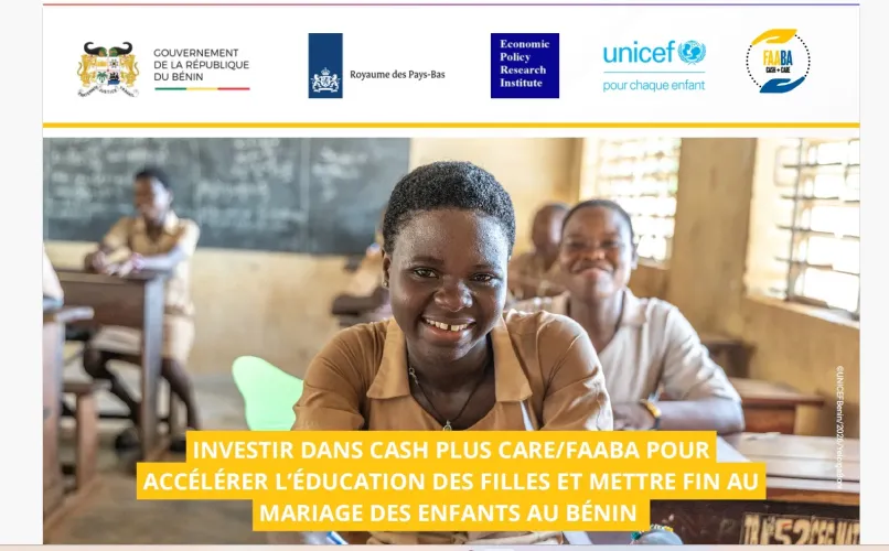 Investir dans Cash Plus Care/FAABA - Pour acc&eacute;l&eacute;rer l&rsquo;&eacute;ducation des filles et mettre fin au mariage des enfants au B&eacute;nin