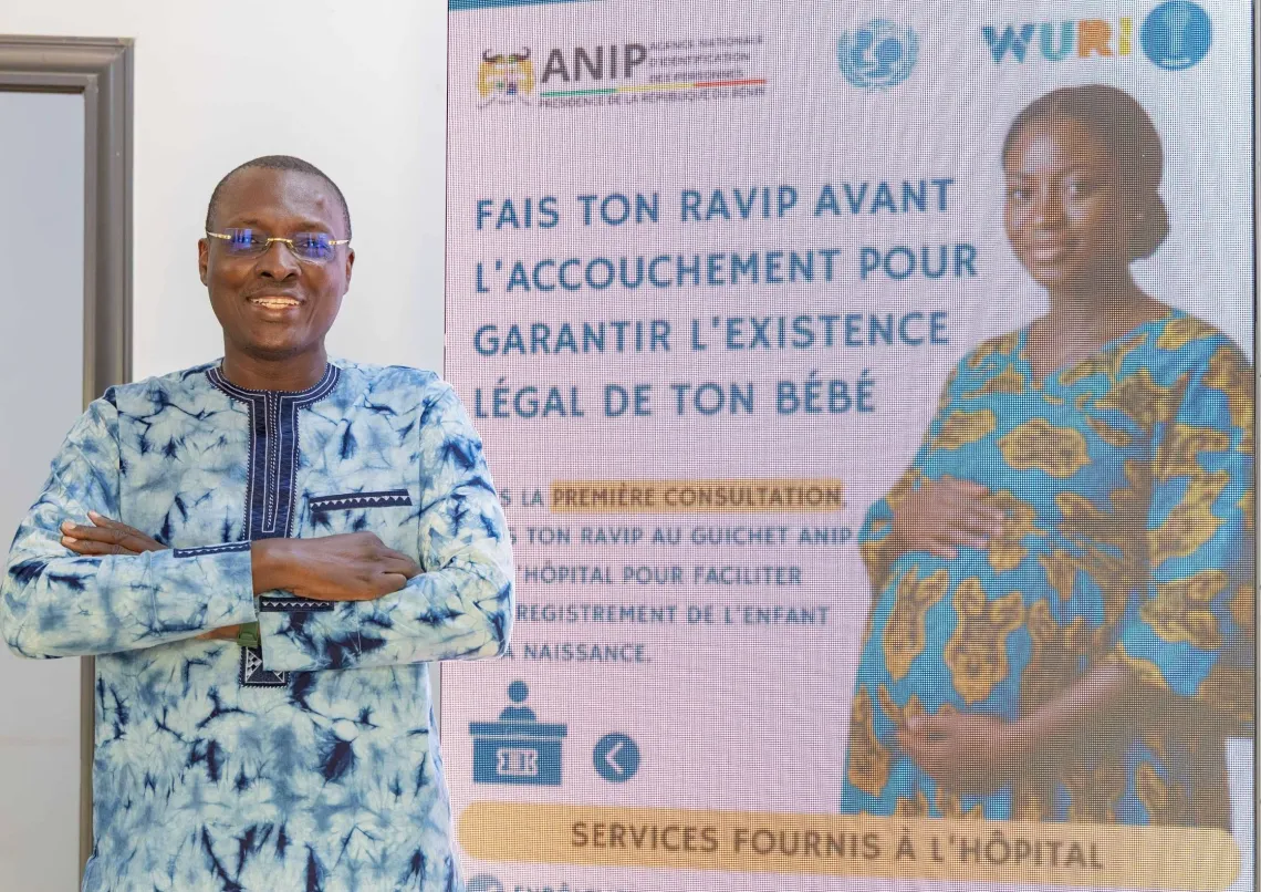 Herbert Assogba, Responsable des politiques, partenariats et communication multicanal &agrave; l&rsquo;Agence nationale d&rsquo;identification des personnes (ANIP) 