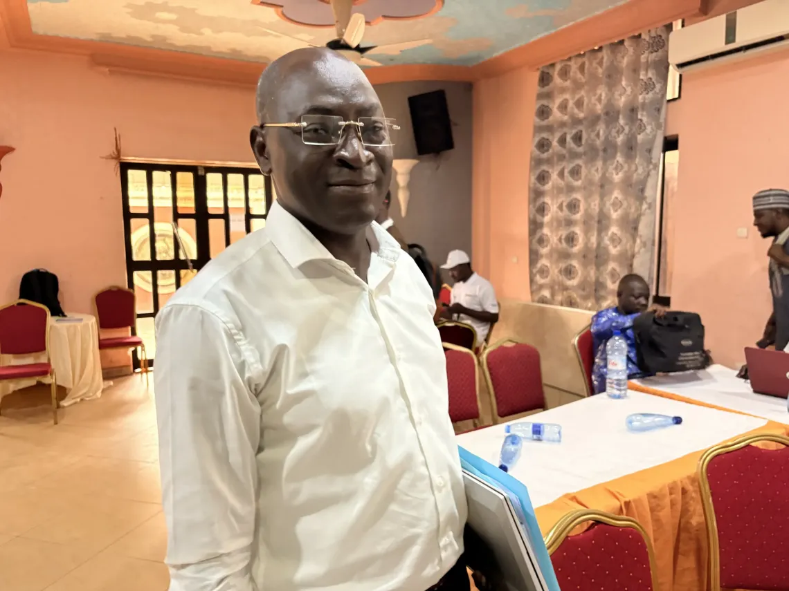 Ayouba Adamou, directeur de la radio Kandi FM