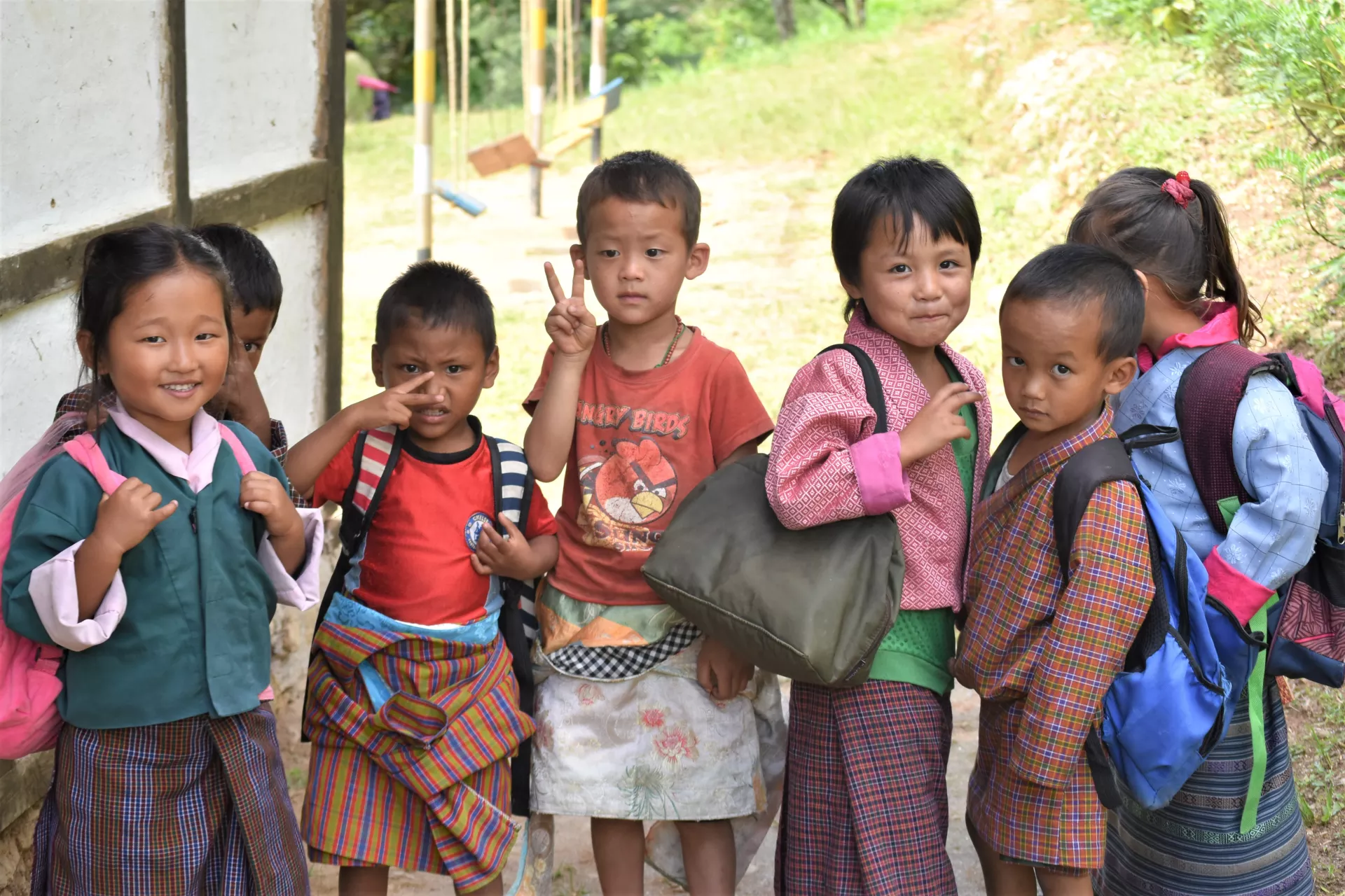 A group of ECCD children