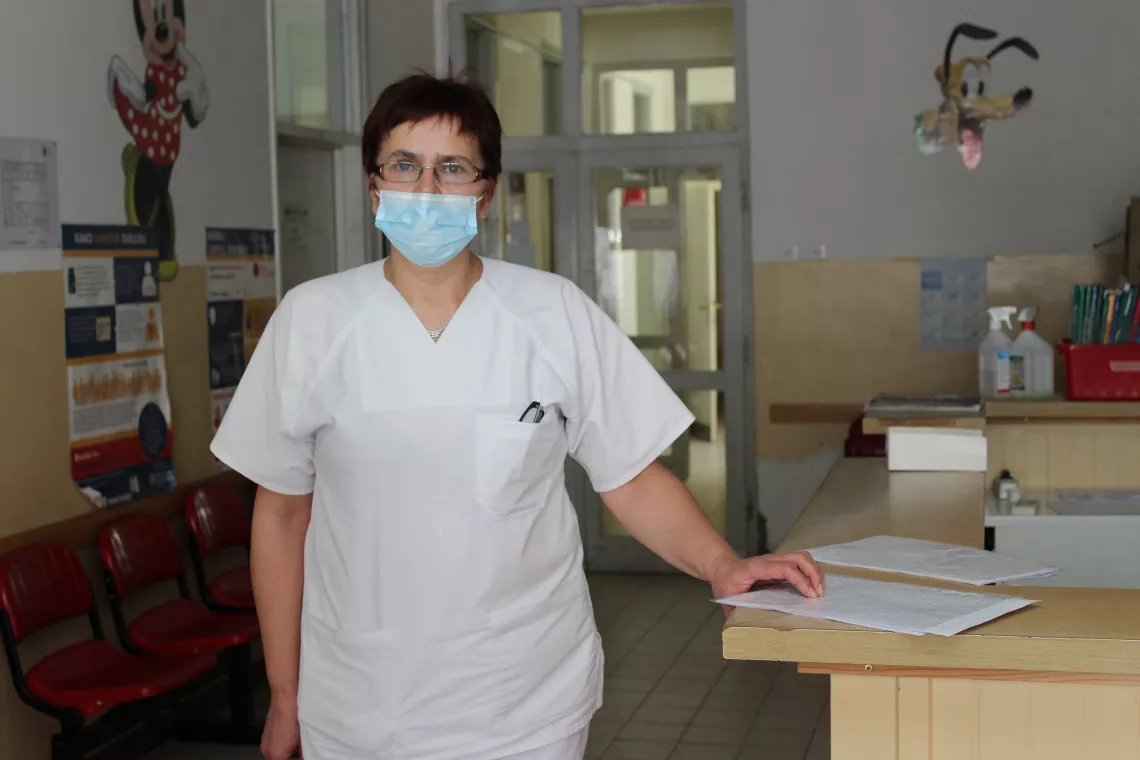 Azemina Ba&scaron;čelija, odgovorna sestra u dječijem dispanzeru Doma zdravlja Goražde