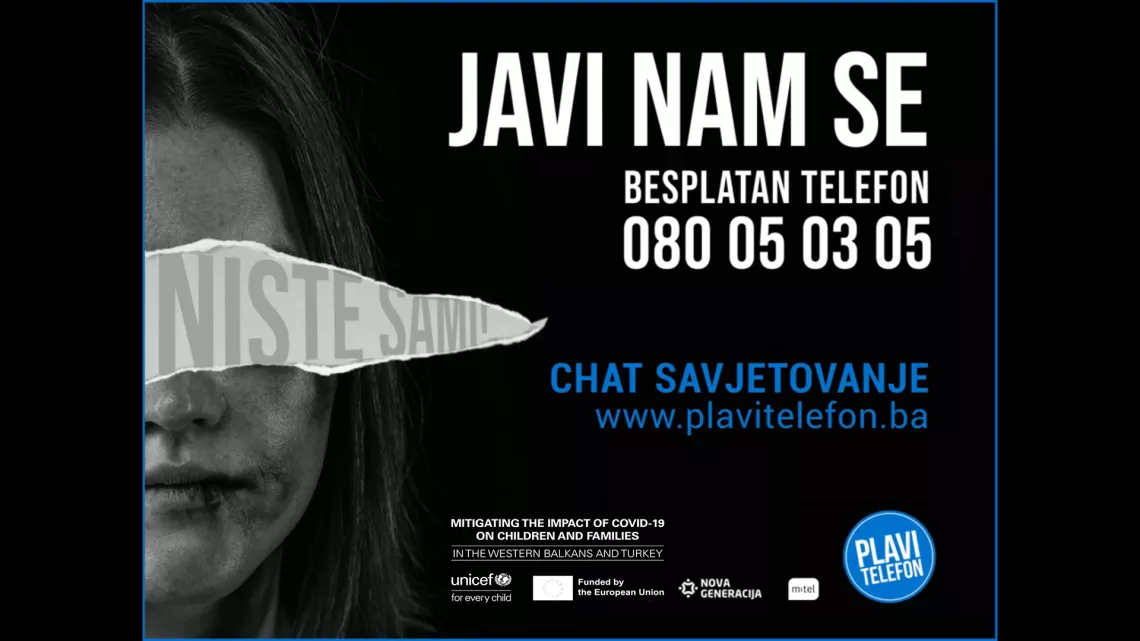 Javi nam se - plavi telefon