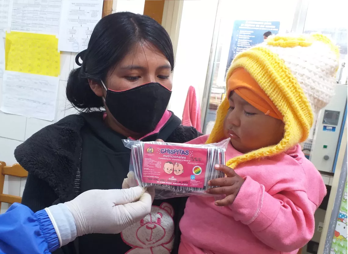 Bolivia, nutrici&oacute;n, chispitas nutricionales, vitamina A