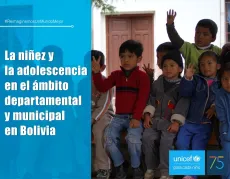 Ni&ntilde;ez y adolescencia en Bolivia