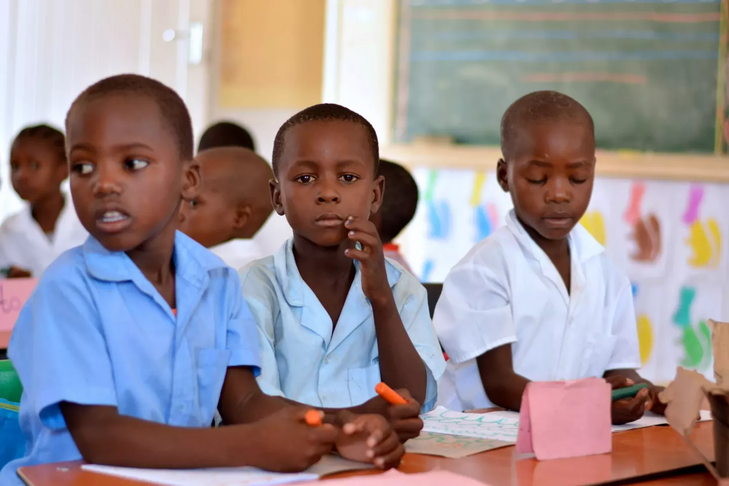 Children in classroom 