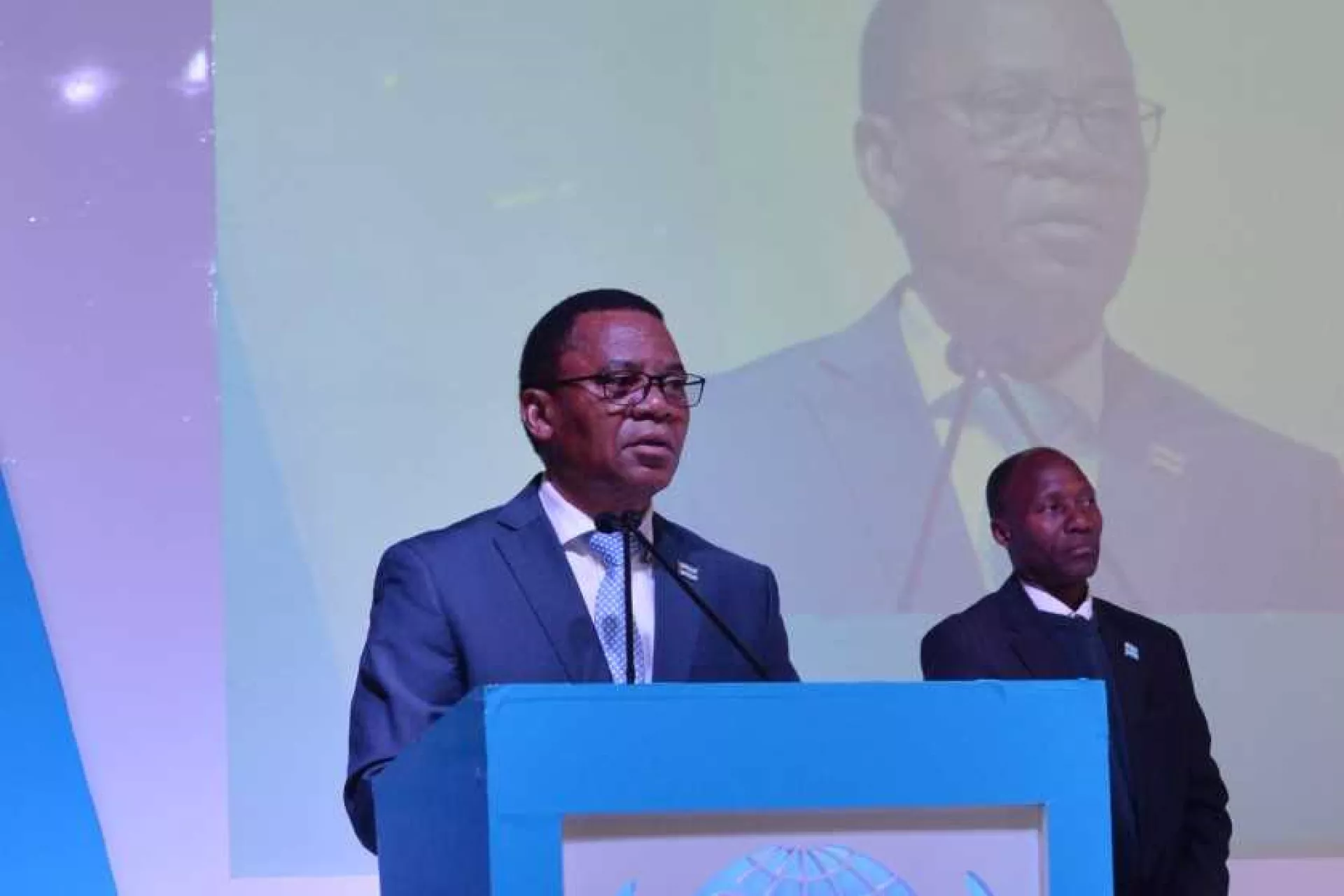 His Honour Vice President Slumber Tsogwane
