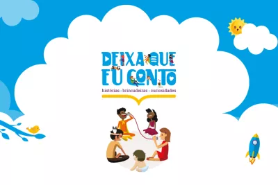 Home do site do projeto Deixa que eu conto do UNICEF no Brasil