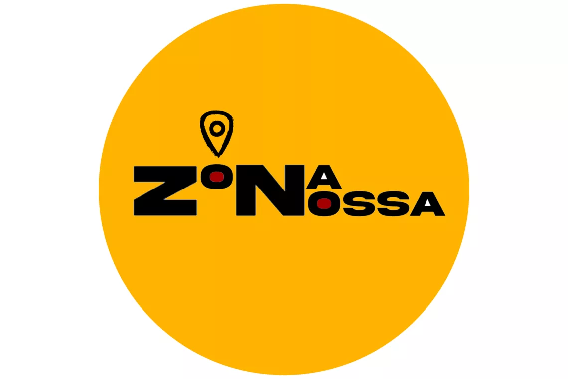 Zona Nossa: jovens e adolescentes da Pavuna e da Mar&eacute; por uma comunidade de cuidado. Imagem mostra o logo do projeto.