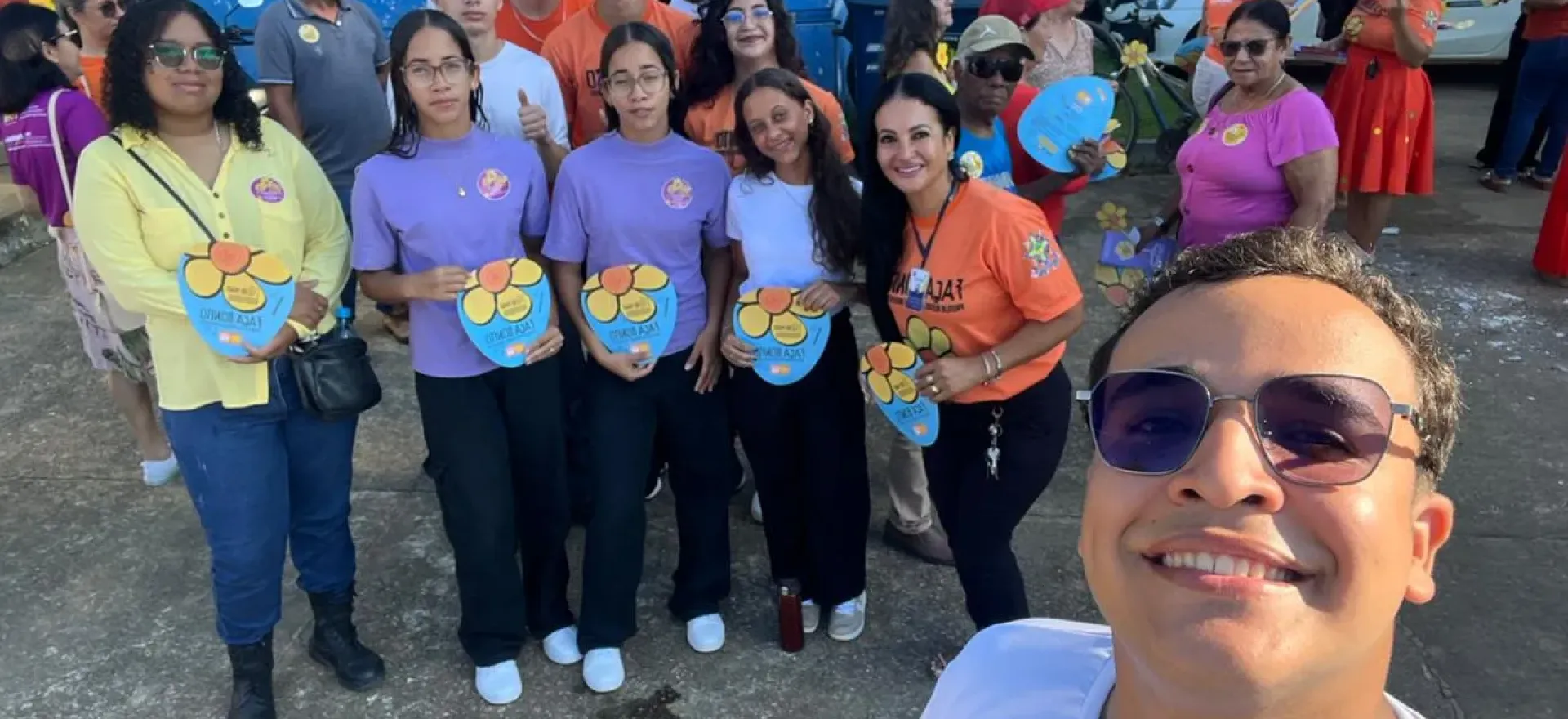 Adolescentes do NUCA de Machadinho D&rsquo;Oeste (RO) participam de a&ccedil;&atilde;o de combate ao abuso e &agrave; explora&ccedil;&atilde;o sexual de crian&ccedil;as e adolescentes