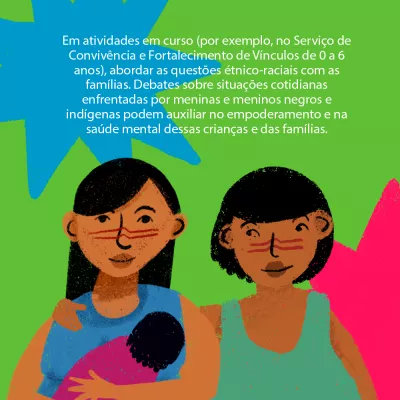 Card com desenhos para redes sociais