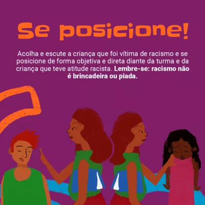 Card com desenhos para redes sociais