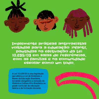 Card com desenhos para redes sociais