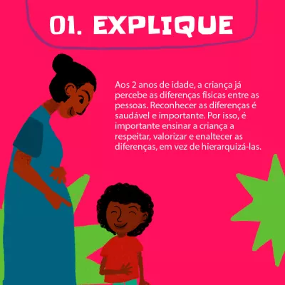 Card com desenhos para redes sociais