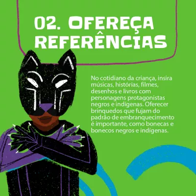Card com desenhos para redes sociais