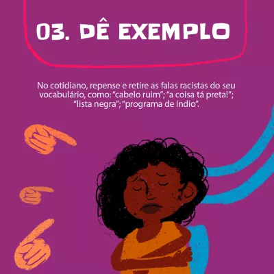 Card com desenhos para redes sociais