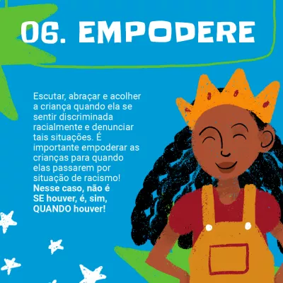 Card com desenhos para redes sociais