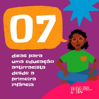 Card com desenhos para redes sociais