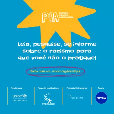 Card com desenhos para redes sociais