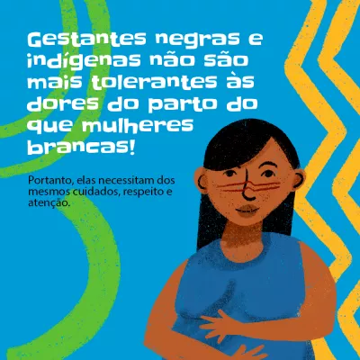 Card com desenhos para redes sociais