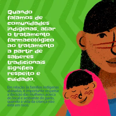 Card com desenhos para redes sociais