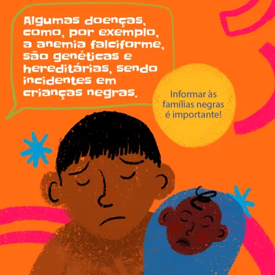 Card com desenhos para redes sociais
