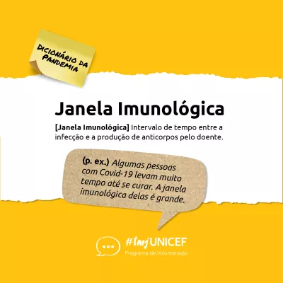defini&ccedil;&atilde;o de janela imunol&oacute;gica: Intervalo de tempo entre a infec&ccedil;&atilde;o e a produ&ccedil;&atilde;o de anticorpos pelo doente. 