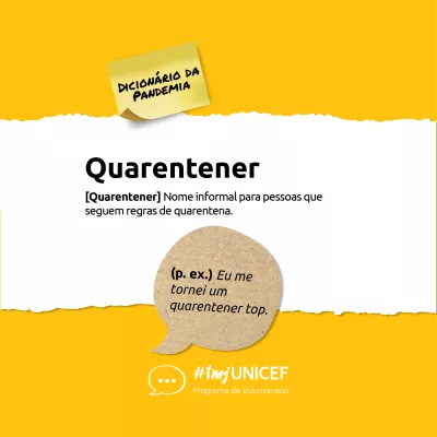 defini&ccedil;&atilde;o de Quarentener: Nome informal para pessoas que seguem regras de quarentena.