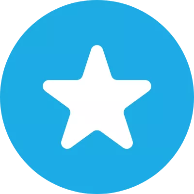 &iacute;cone mostra uma estrela