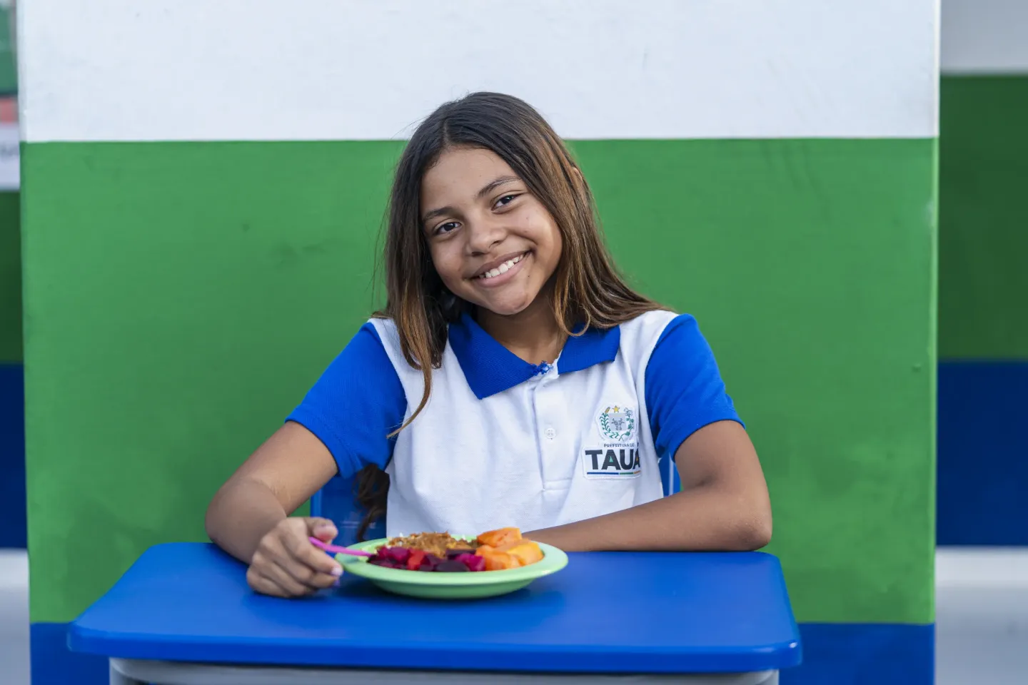  Ana Tamyres mostra como a alimenta&ccedil;&atilde;o escolar fortalece h&aacute;bitos saud&aacute;veis