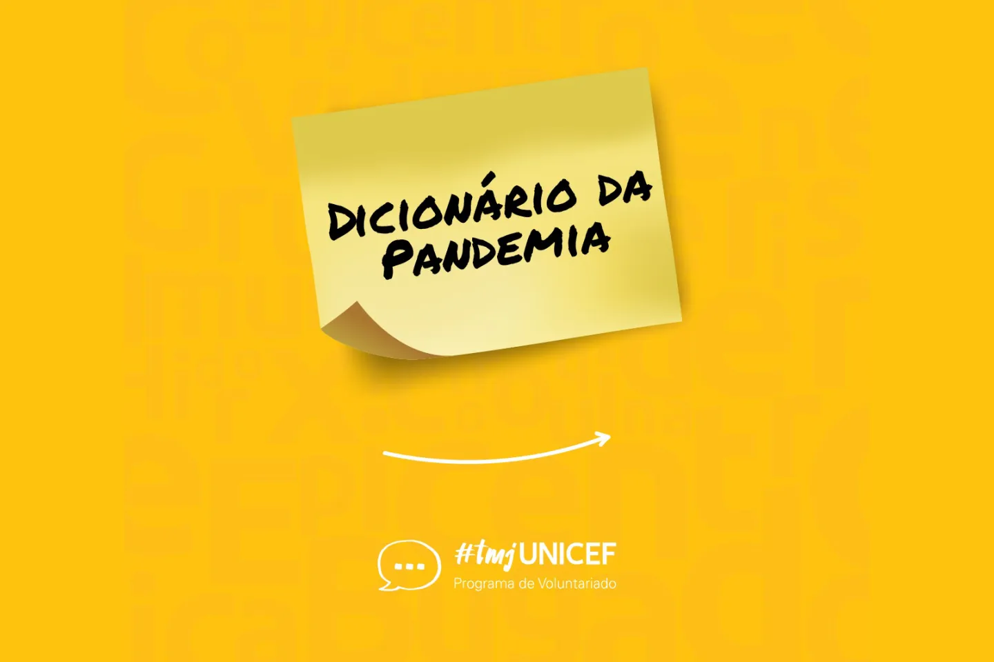 ret&acirc;ngulo laranja escrito dicion&aacute;rio da pandemia no centro