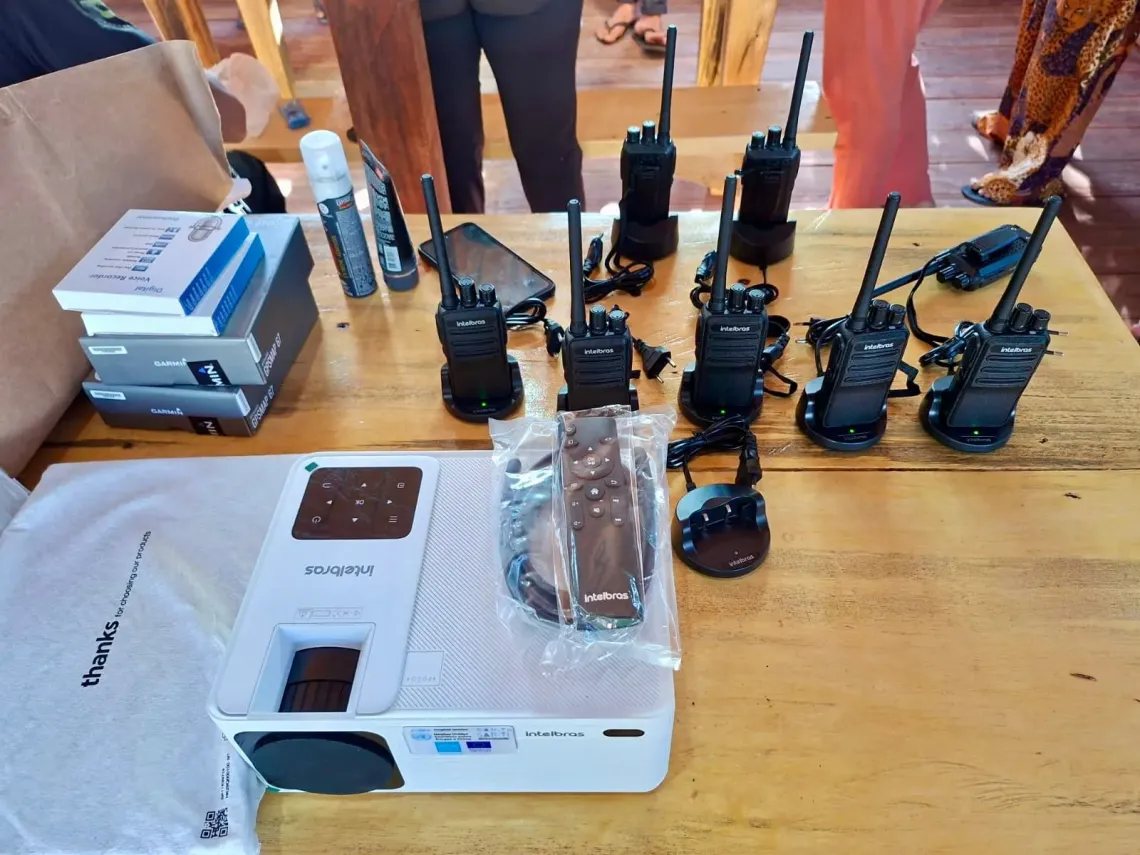 equipamentos em Sala de Geomonitoramento Munduruku
